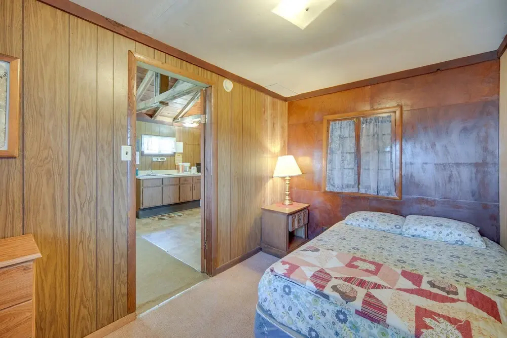 Stone Lake Cabin w/ Private Deck & Fire Pit!