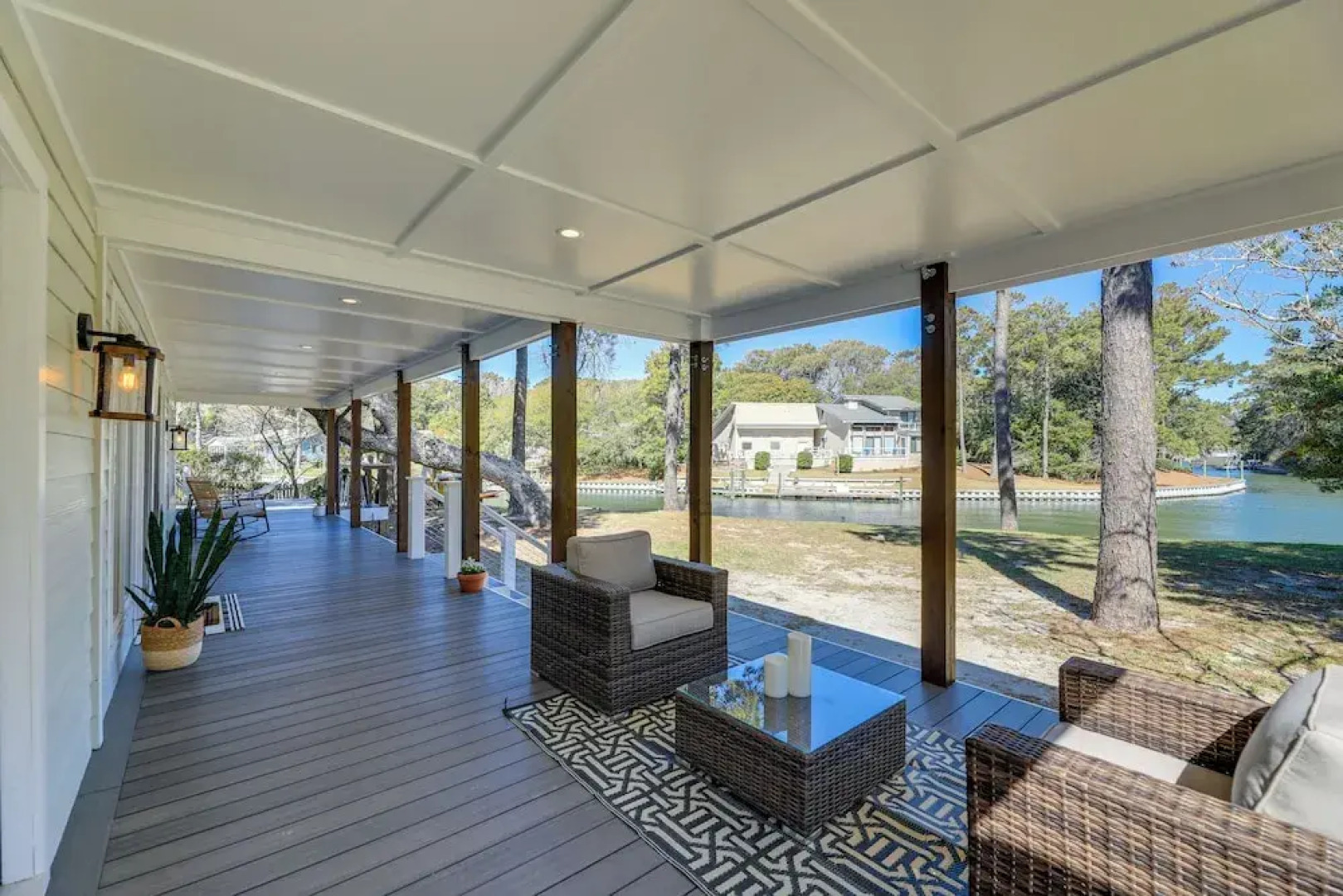 Waterfront Pine Knoll Shores Gem w/ Boat Dock