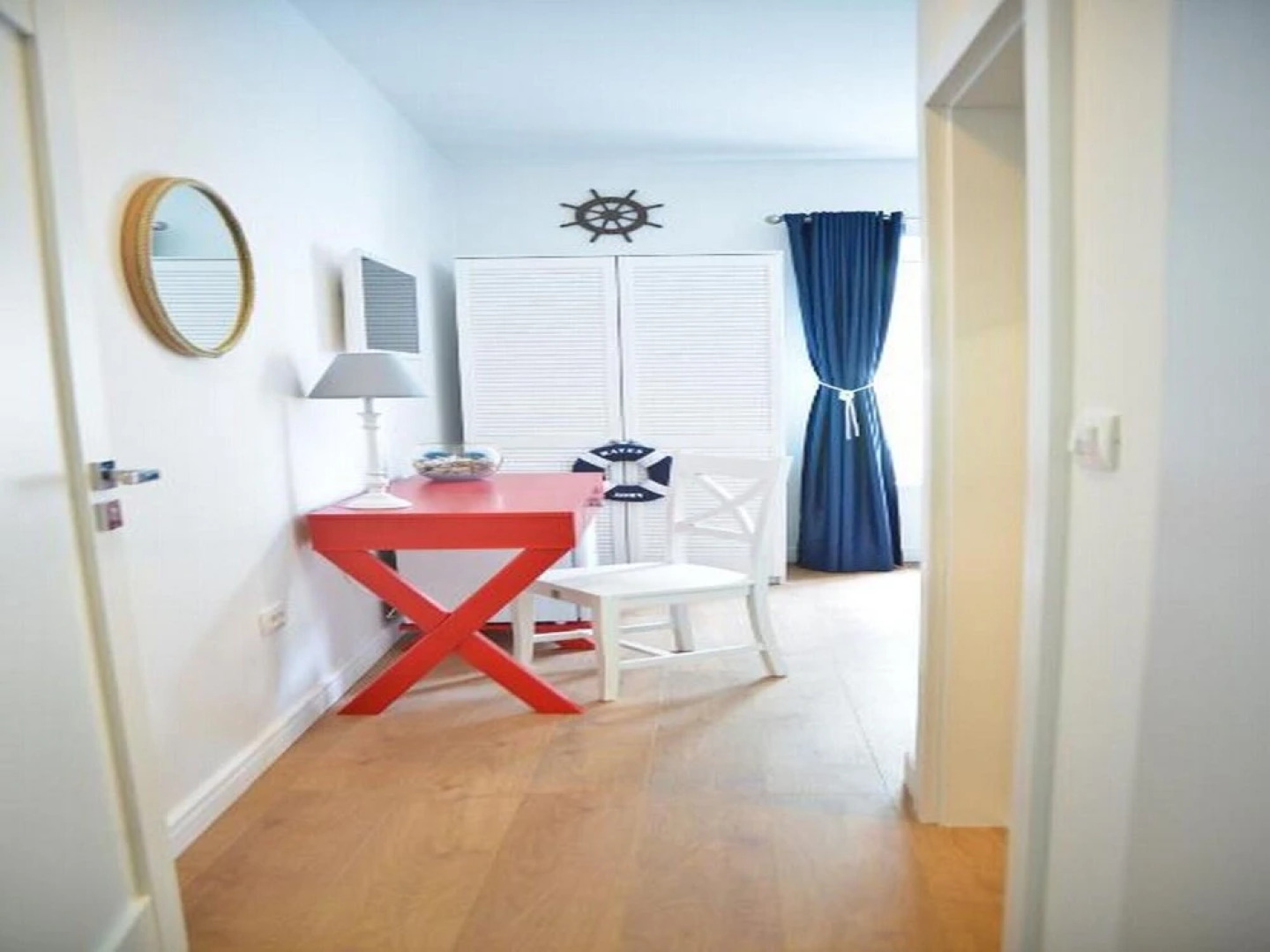 Nautical rooms in old part of the town