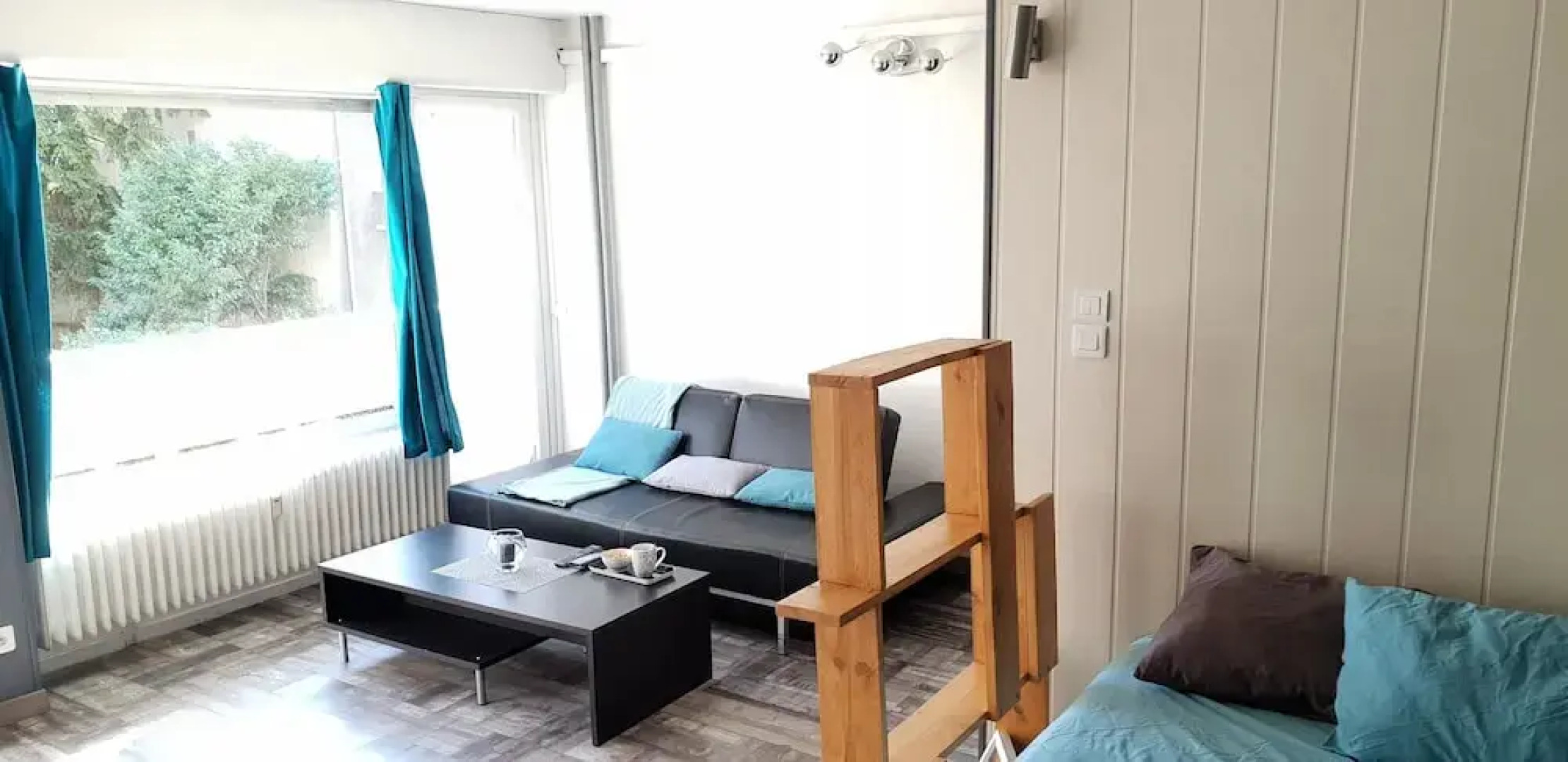 Studio in Annemasse, With Wonderful City View, Furnished Balcony and W