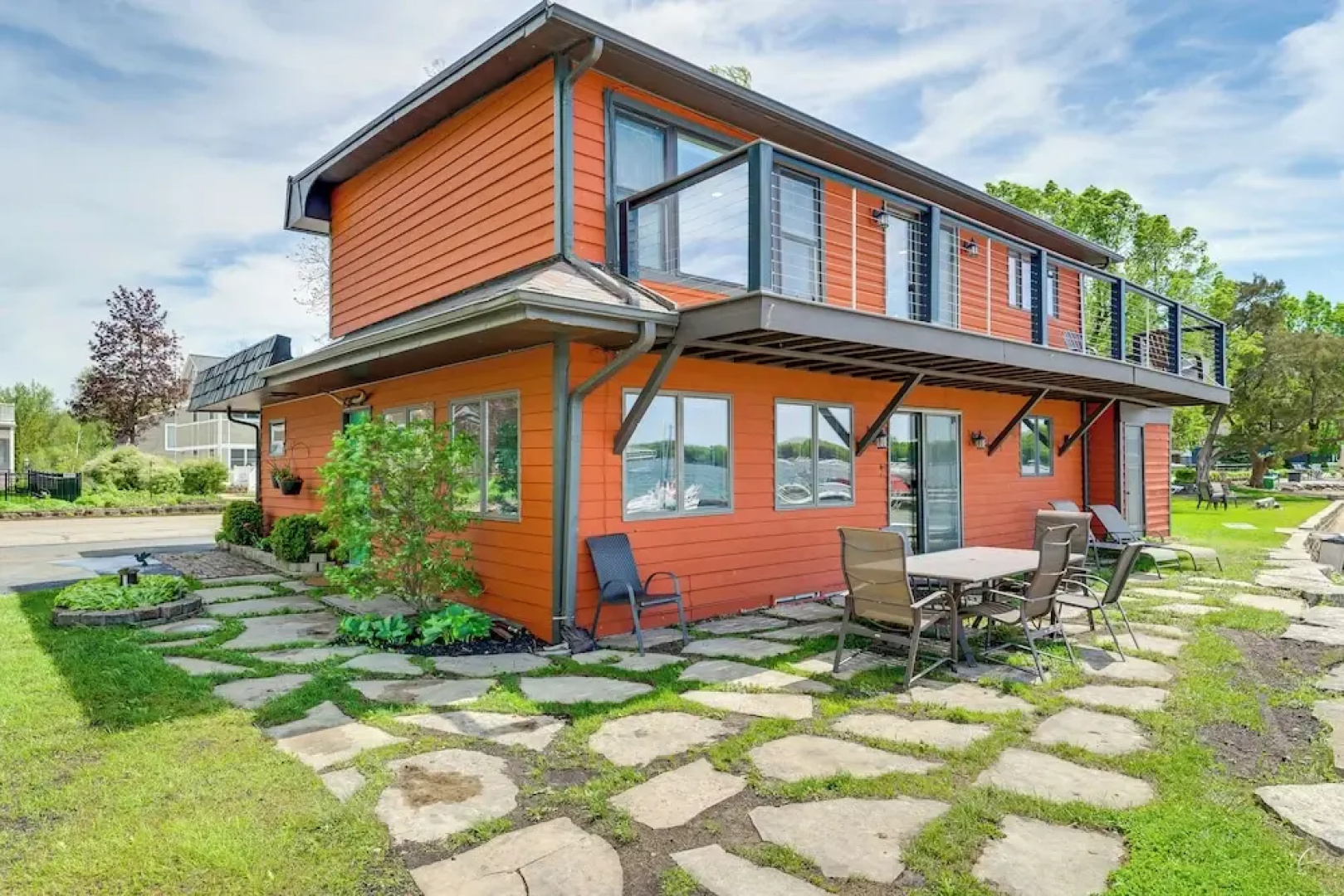 Steps to Powers Lake: Wisconsin Family Home