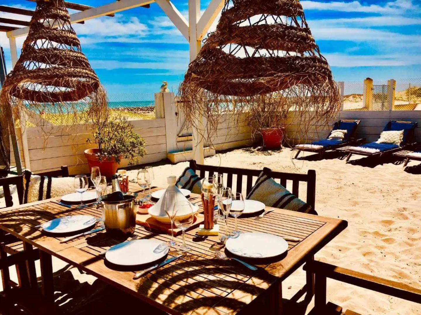 Mas Andalou Fabuleuse première ligne de mer, plage privative