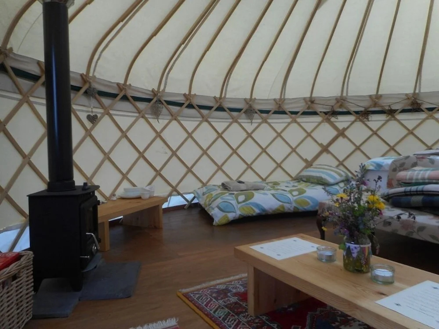 Ceridwen Glamping, Double decker Bus and Yurts