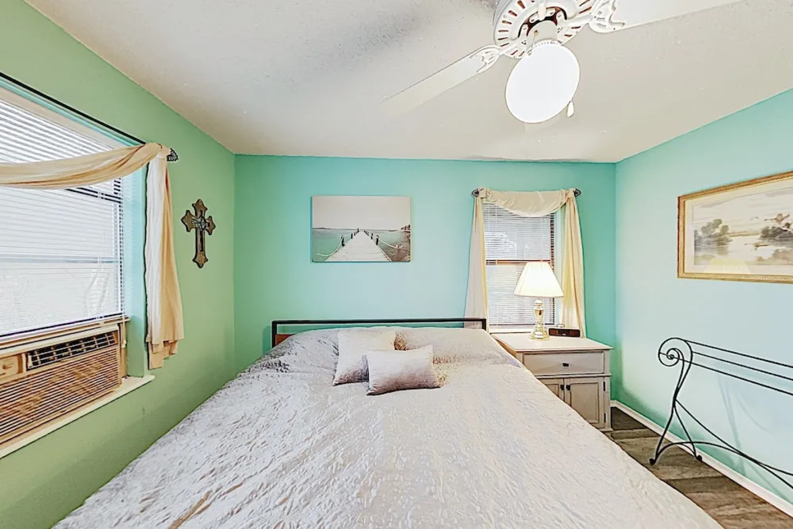 New Listing! 1-acre Lakefront W/ Fishing Dock 2 Bedroom Home