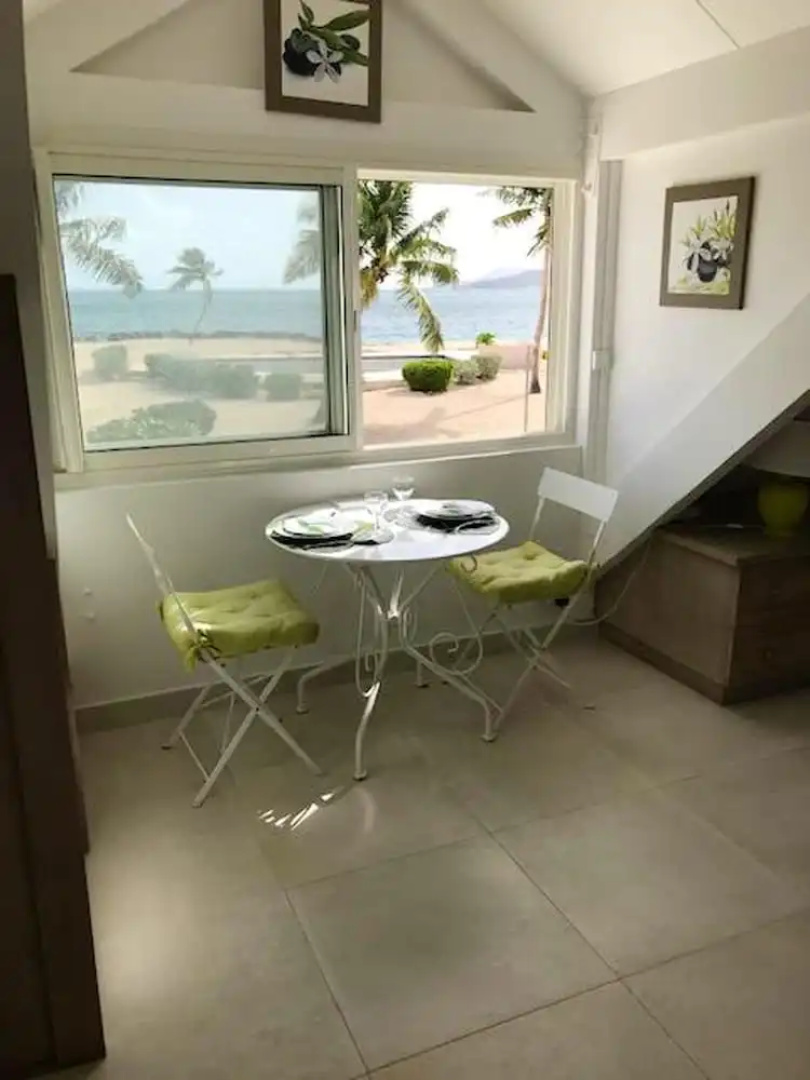 Studio in Sandy Ground, With Wonderful sea View, Pool Access, Enclosed Garden - 50 m From the Beach