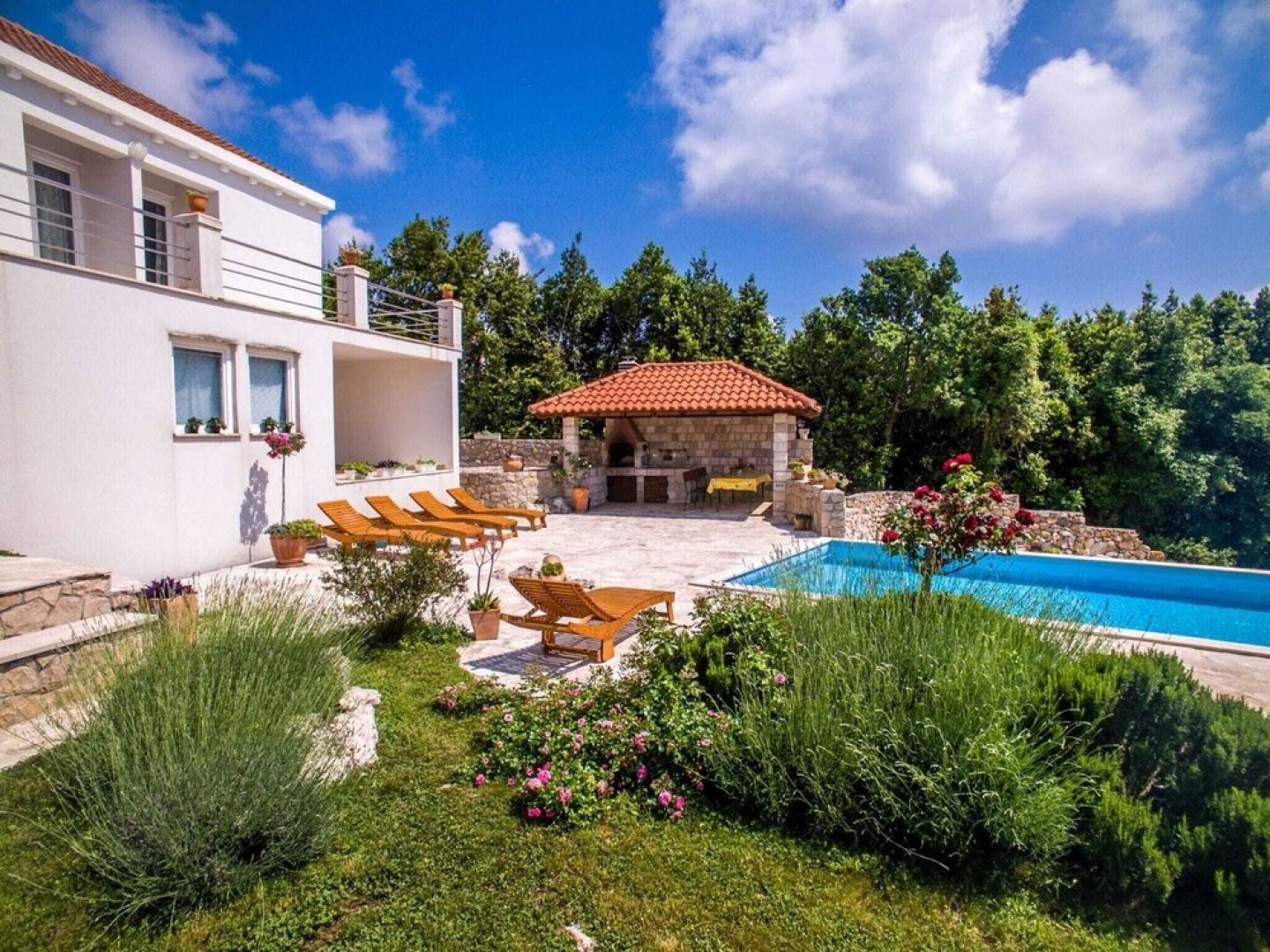 Exclusive Villa With Private Pool, Large Garden, Wi-fi Near Dubrovnik