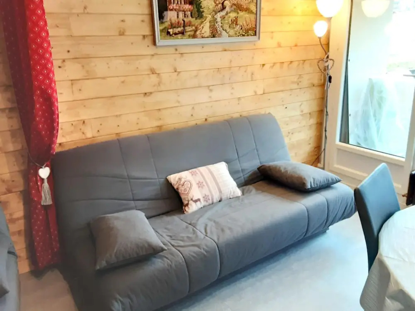 Studio in Allevard, With Wonderful Mountain View, Furnished Balcony an