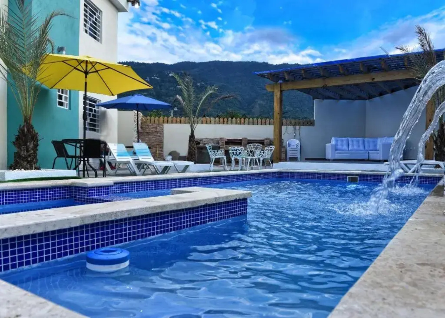 A-4 apartamento cerca de ríos y montañas vista espectáculos con piscina diferente área social bqb