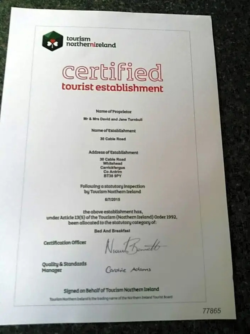 Whitehead Bed and Breakfast