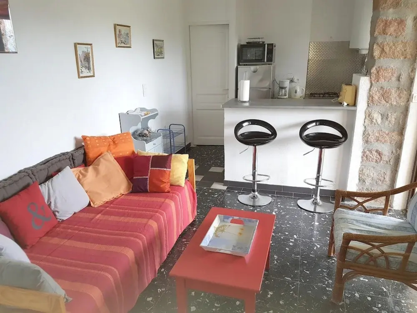 Apartment With one Bedroom in Partinello, With Wonderful sea View, Furnished Terrace and Wifi - 2 km From the Beach