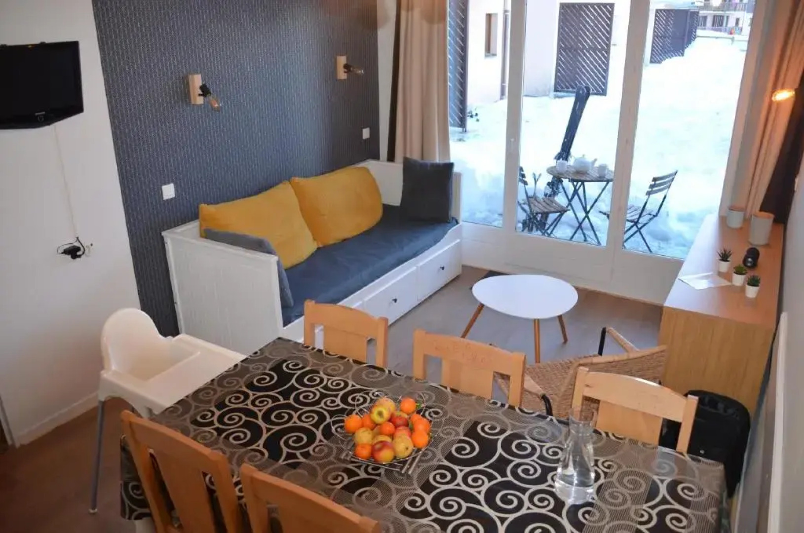 Pied de pistes, résidence 3 étoiles tout confort dont terrasse et piscine