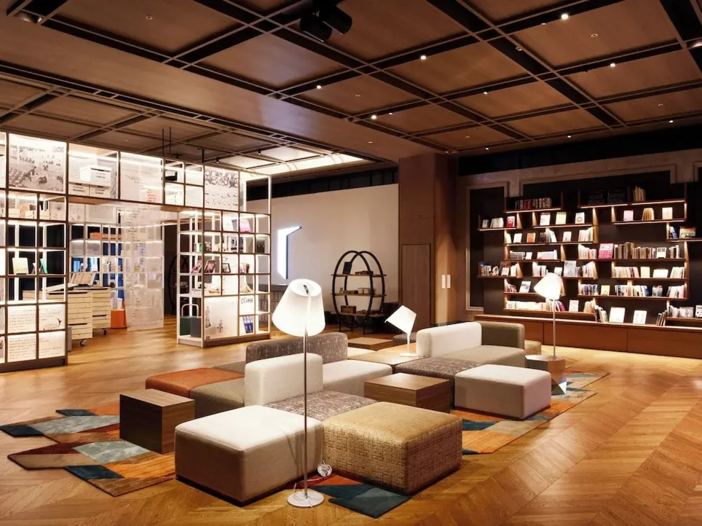 IN THE LIBRARY hotel and books TOKOROZAWA