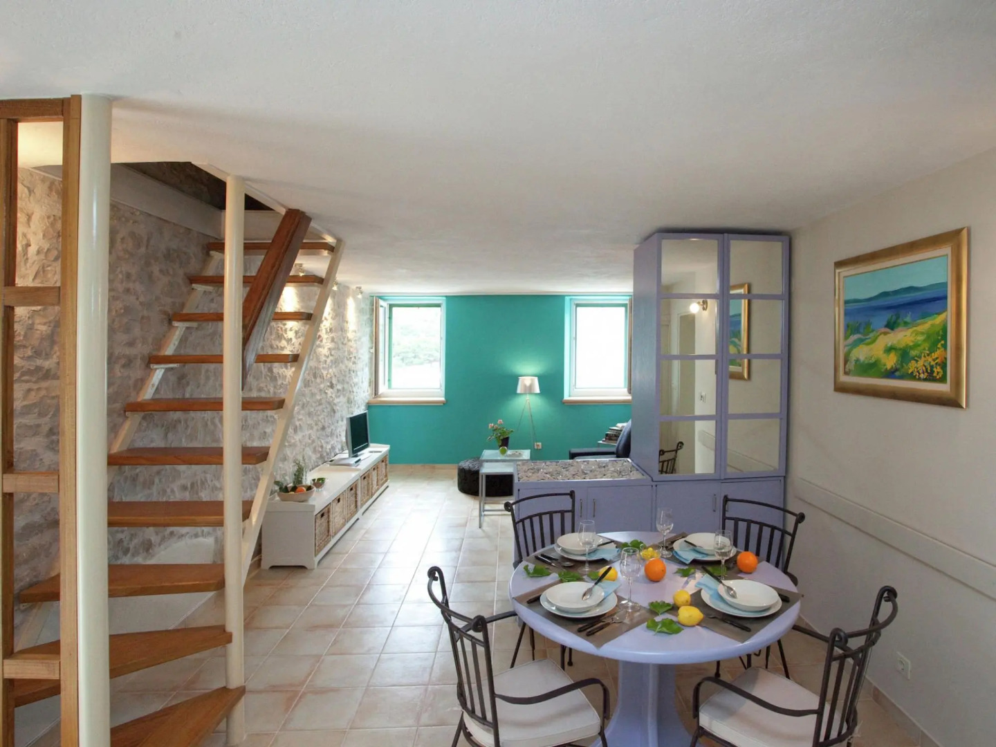 Beautiful Holiday Home on the Island Brac, With the Sea and a Small Beach in Front of the Door