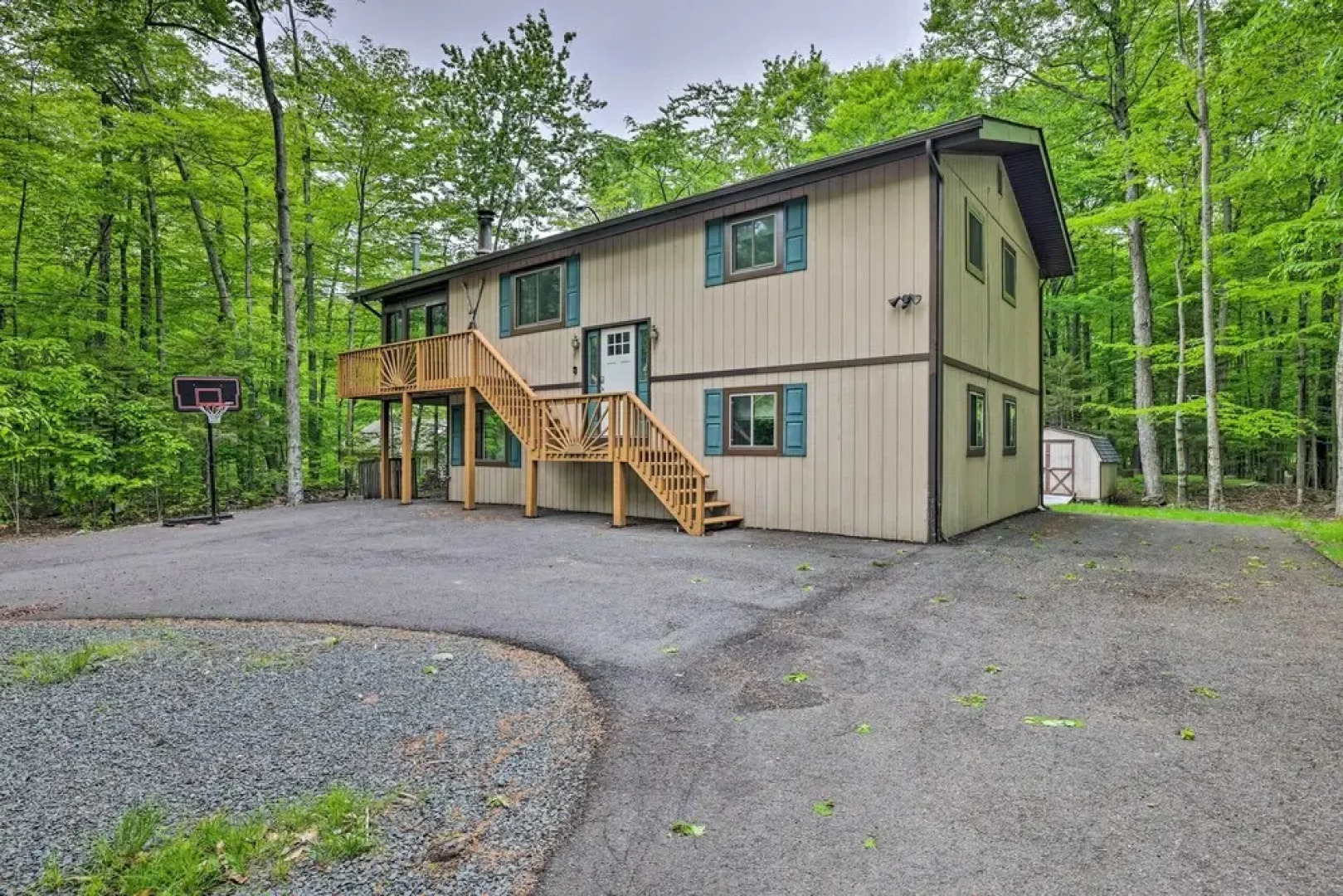 Pocono Lake Chalet w/ Deck, Fire Pit & Sunroom!