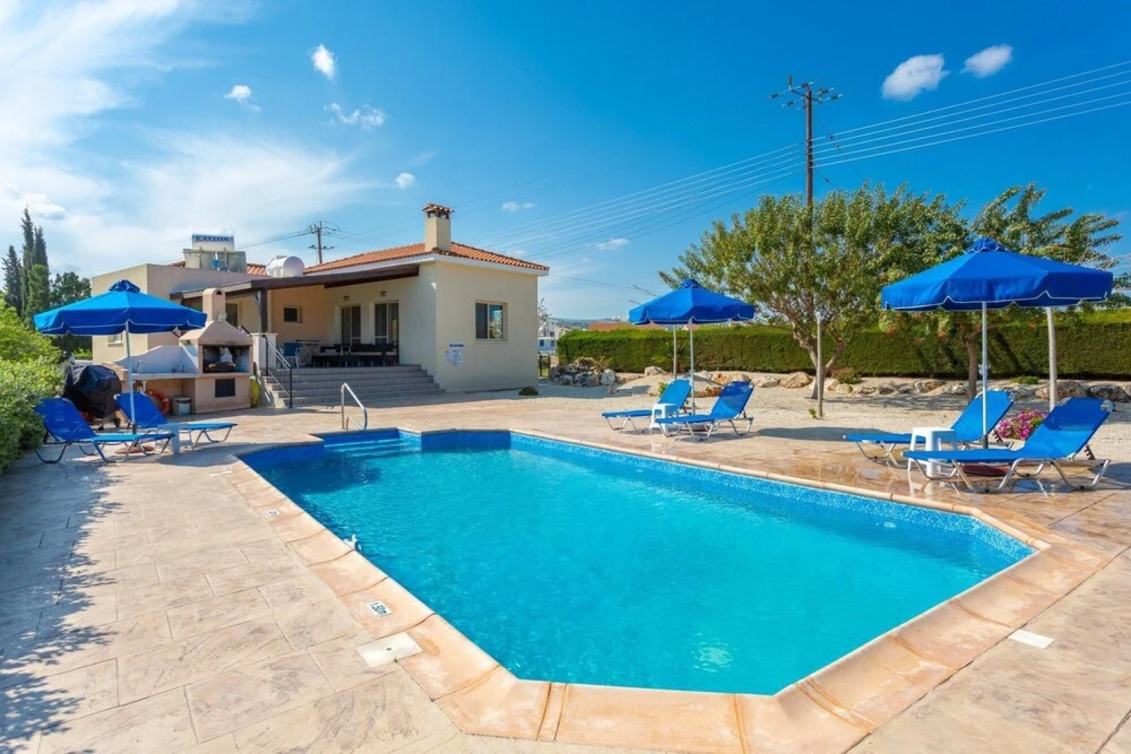 Villa Prodromos Large Private Pool Walk to Beach Sea Views A C Wifi Eco-friendly - 1924