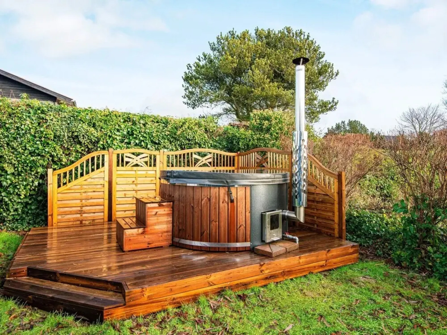 Garden View Holiday Home in BÃ¸rkop near Sea