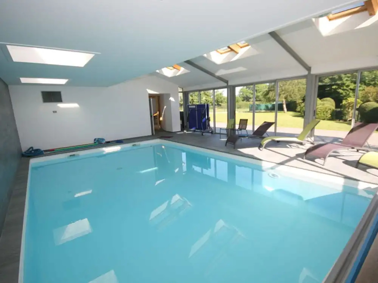 Spacious Villa With Heated Indoor Pool and Large Garden, at 8 km From the sea