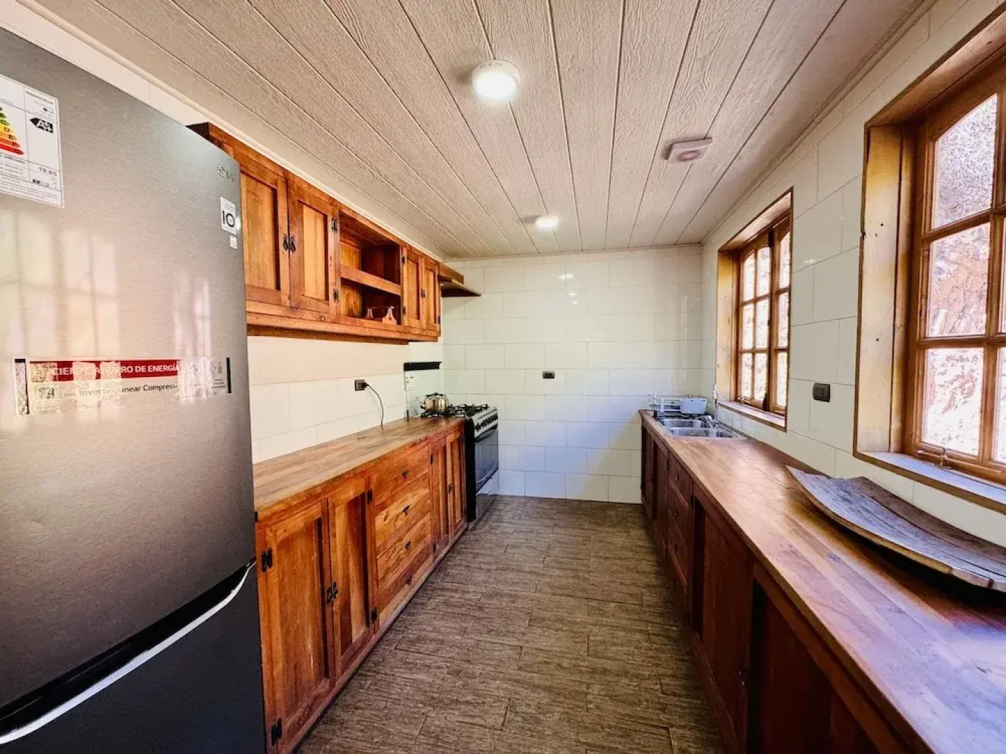 Cabañas entre montañas con tinajas calientes