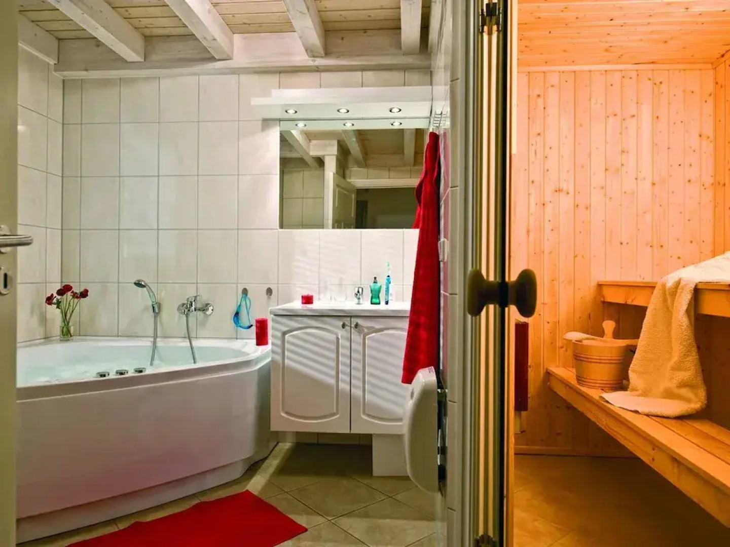 Terraced houses in the Bad Saarow Castle Park, Bad Saarow