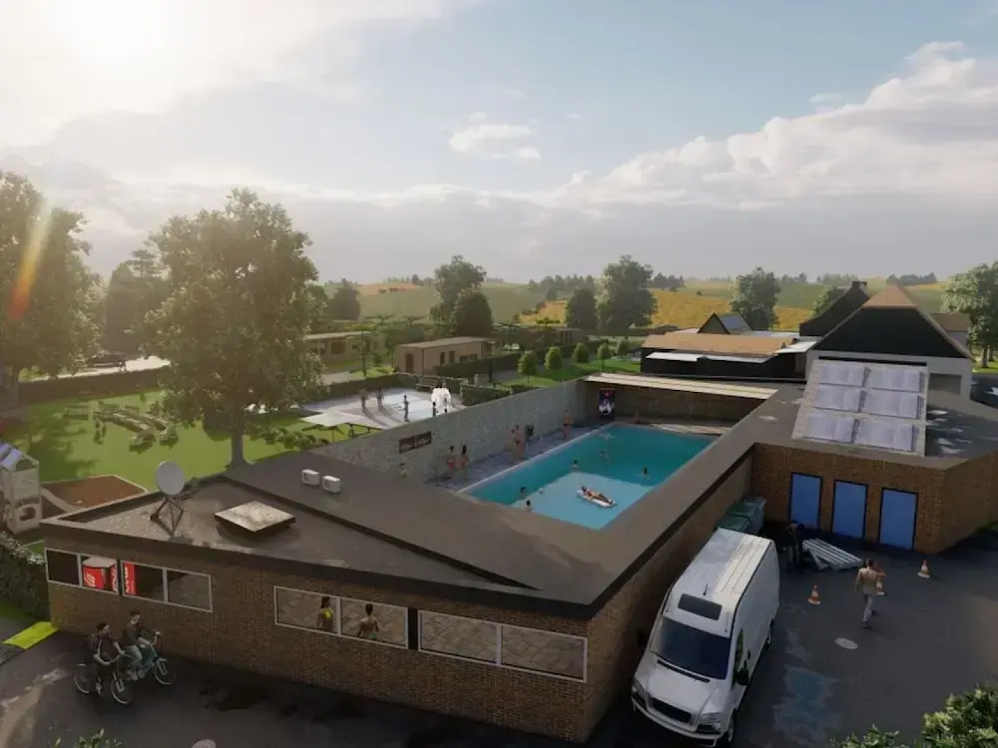 Modern Chalet With Air Conditioning