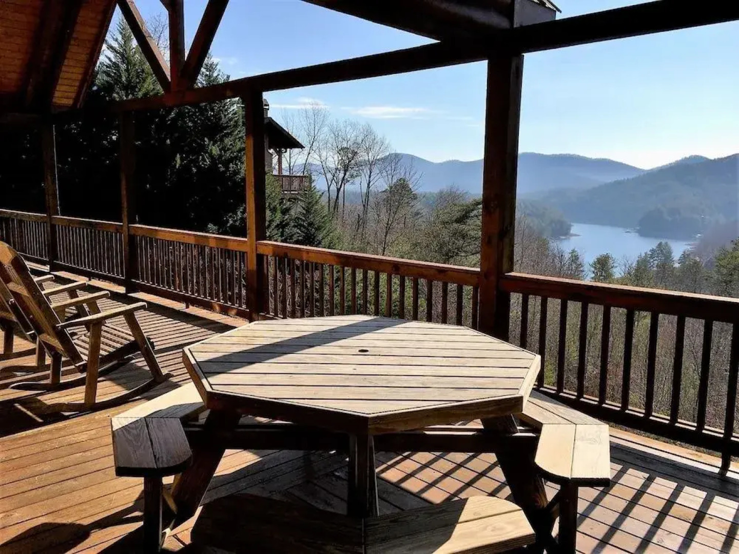 Light`s Mountain Lake Overlook