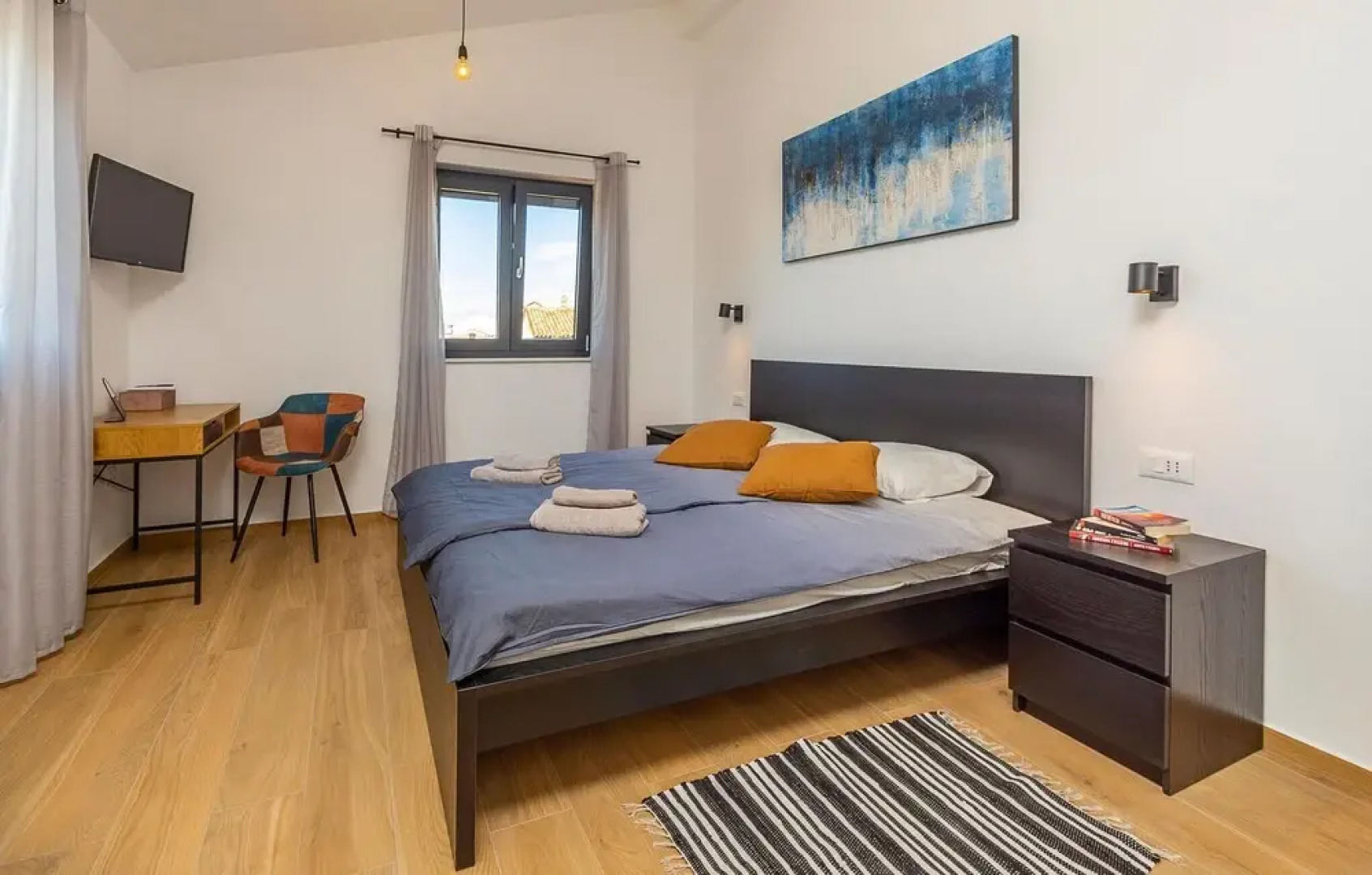 Awesome Home in Tar With Outdoor Swimming Pool, Wifi and 2 Bedrooms