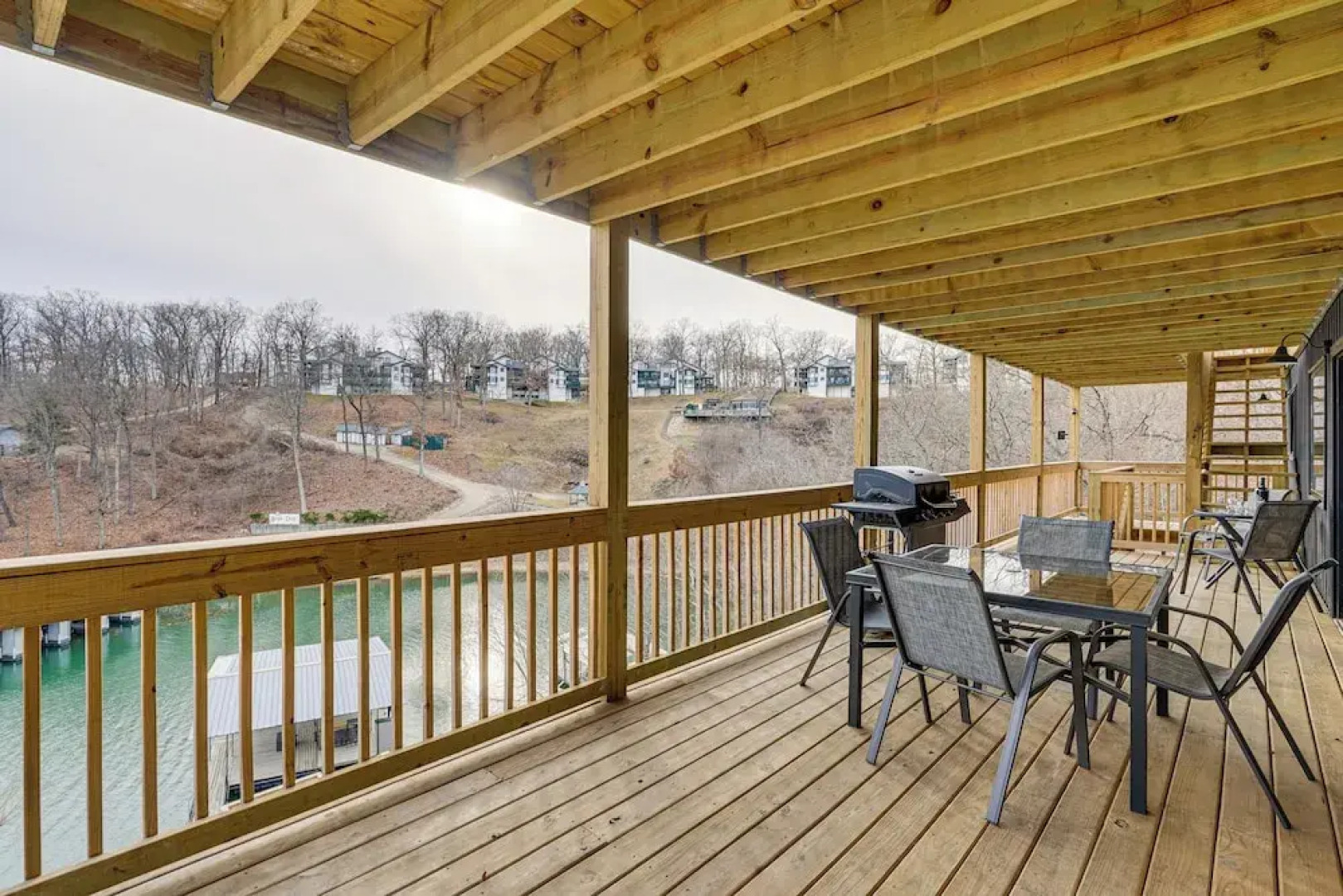 Boat Dock: Waterfront Lake of the Ozarks Home