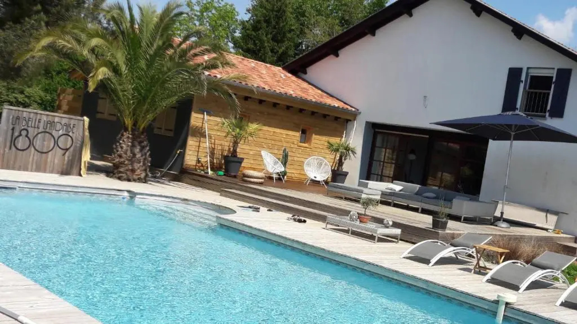 La Belle Landaise 1809 studio 4 couchages