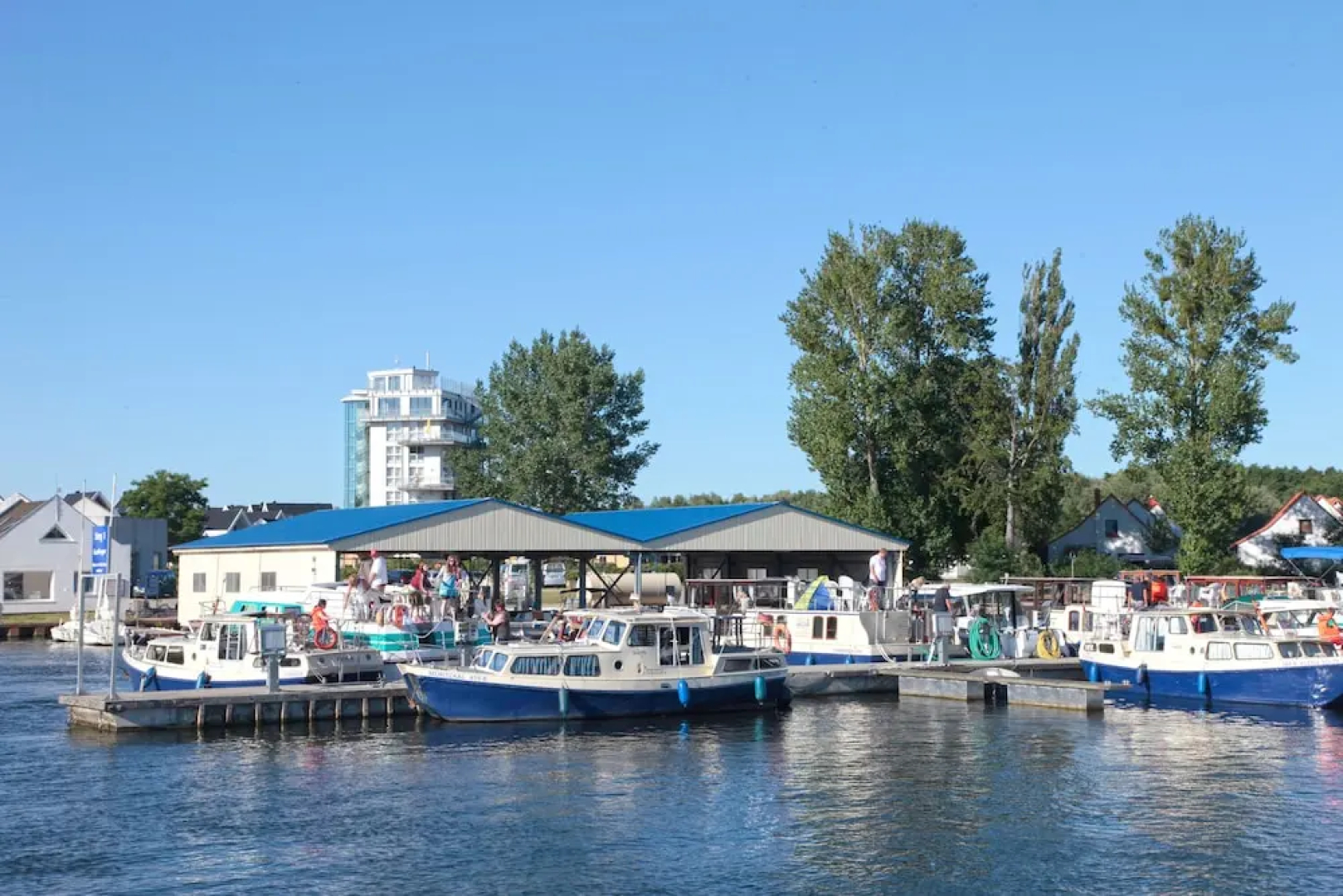 Boats & Yachts at Malchin Harbor by Kuhnle‑Tours