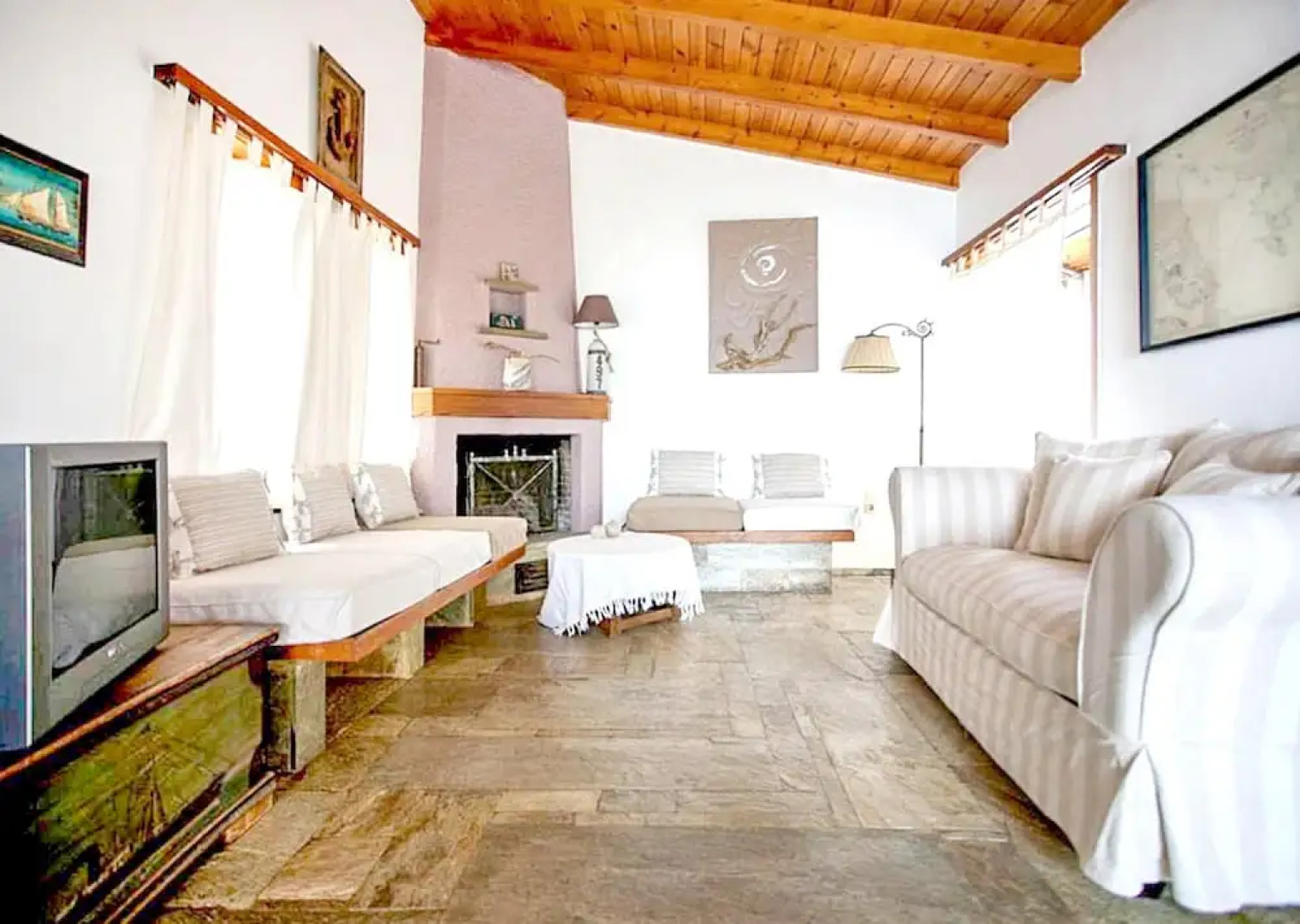 Villa With 6 Bedrooms in Xiropigado, With Wonderful sea View, Enclosed