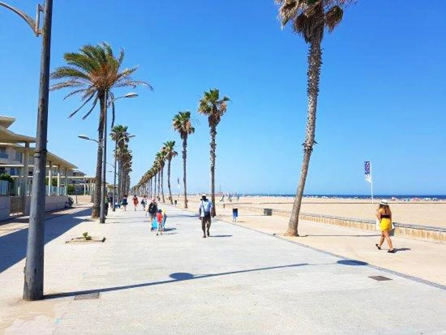 Apartment With one Bedroom in Alboraia, With Wonderful sea View, Shared Pool, Furnished Terrace - Near the Beach