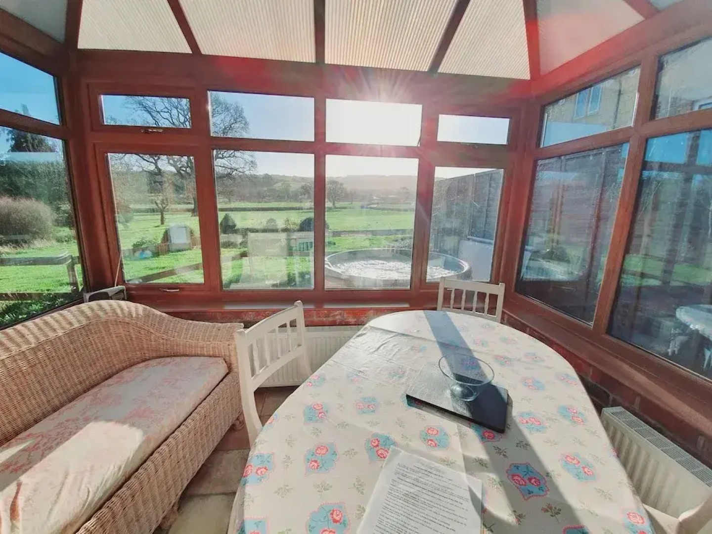 The Victorian Barn self catering holidays with pool & hot tubs