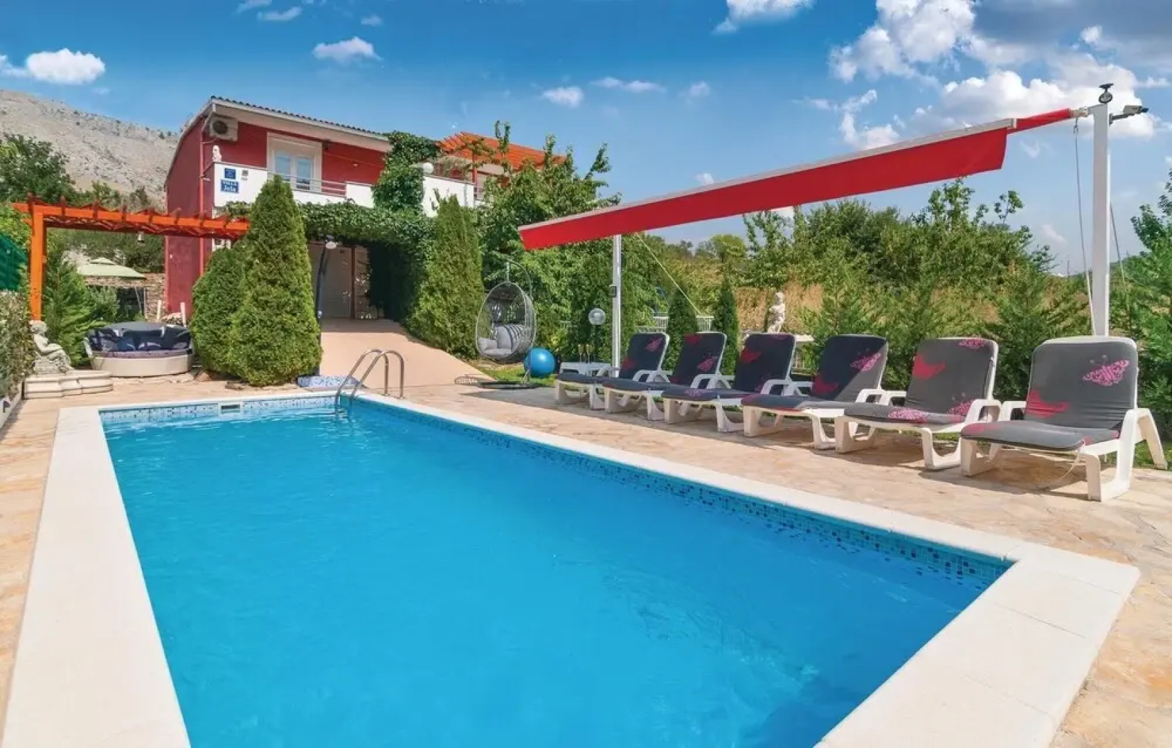 Nice Home in Srinjine With Sauna, Wifi and 4 Bedrooms