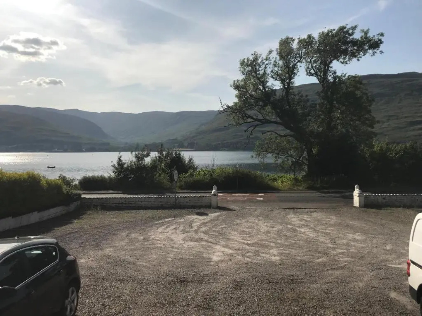 Borrodale, one bedroom apartment with balcony and loch view.