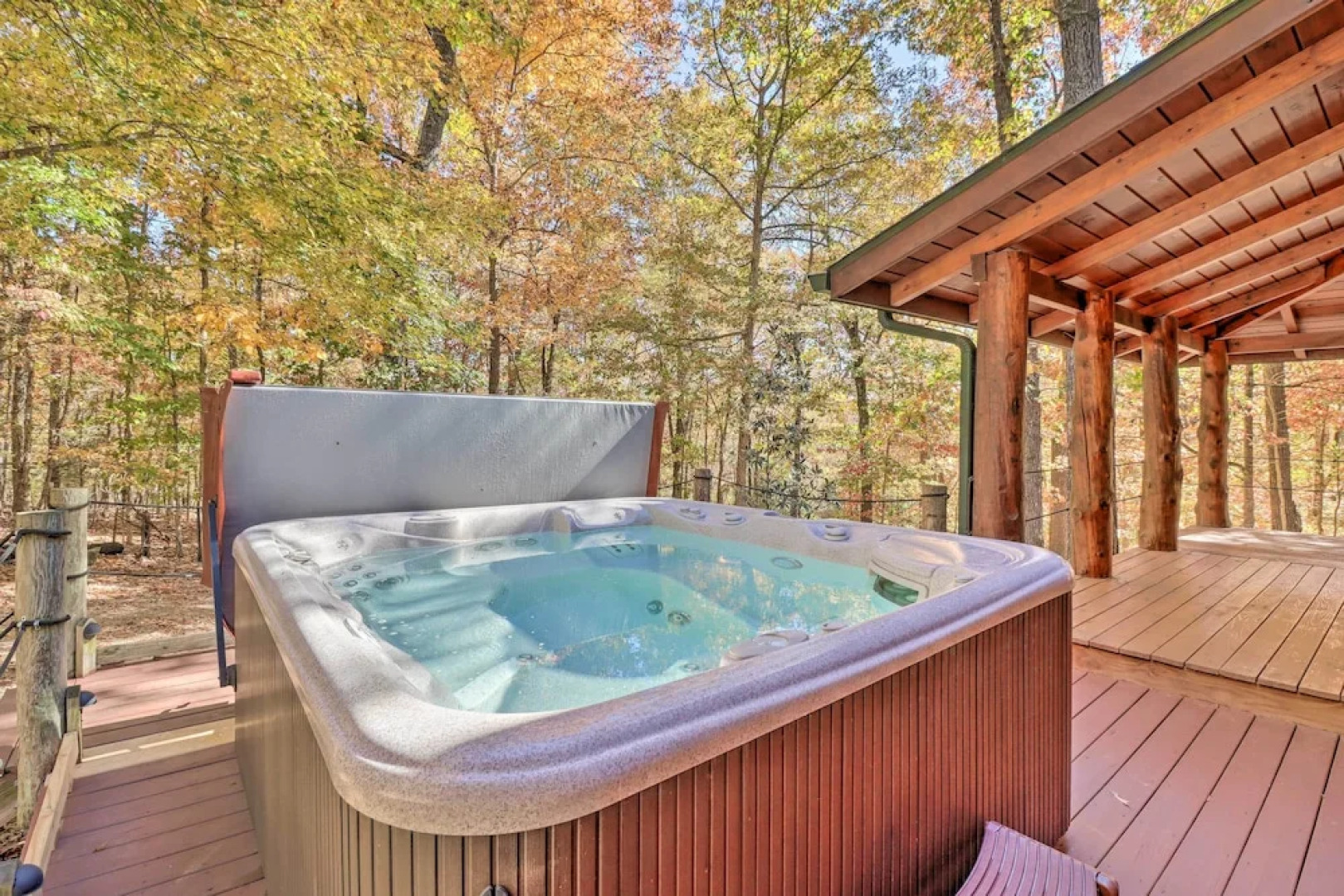 'serenity Woods' Cabin w/ Hot Tub & Fire Pit