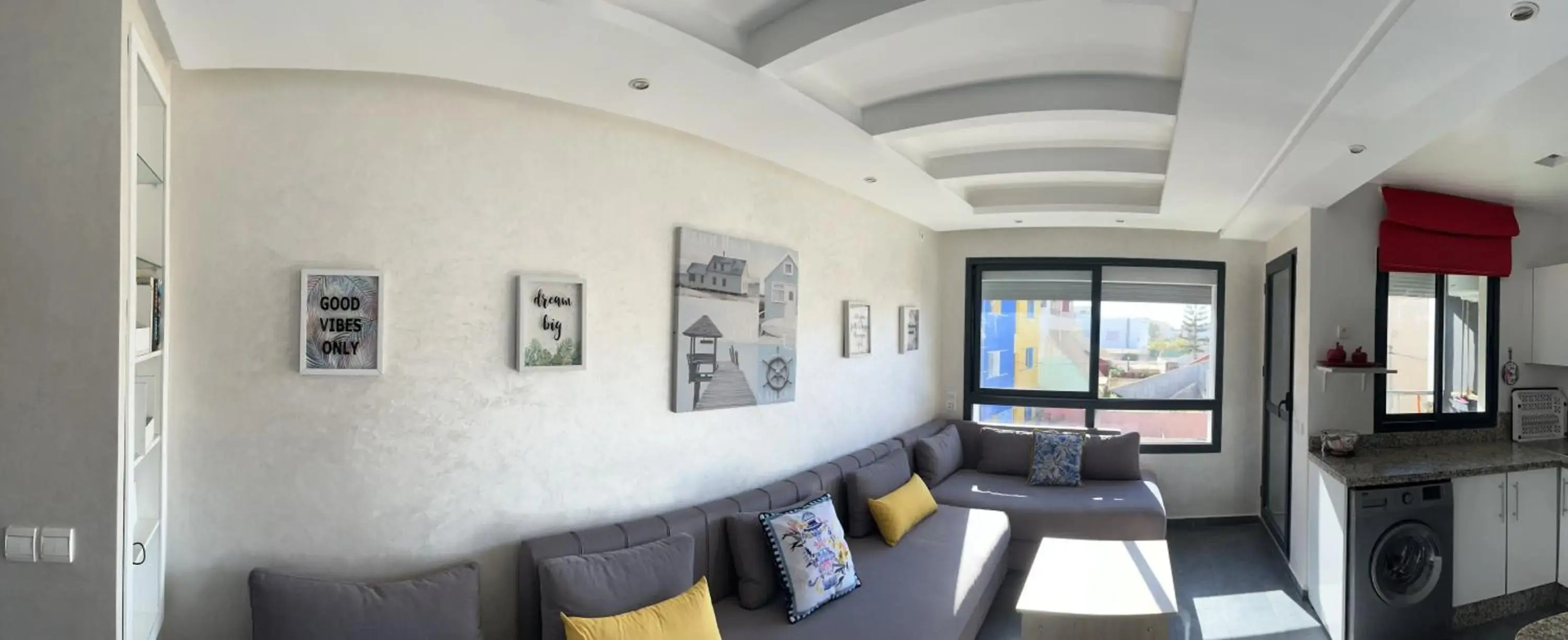 Appartement front de mer avec piscine à Dar Bouazza