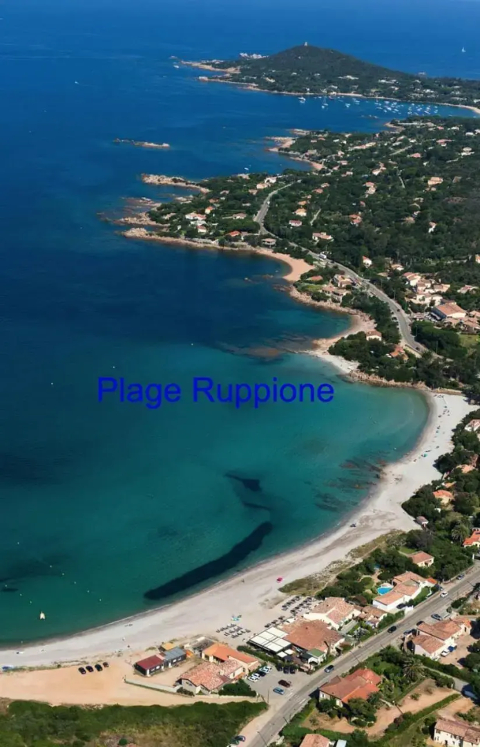 Vue mer panoramique plage 30m. Porticcio