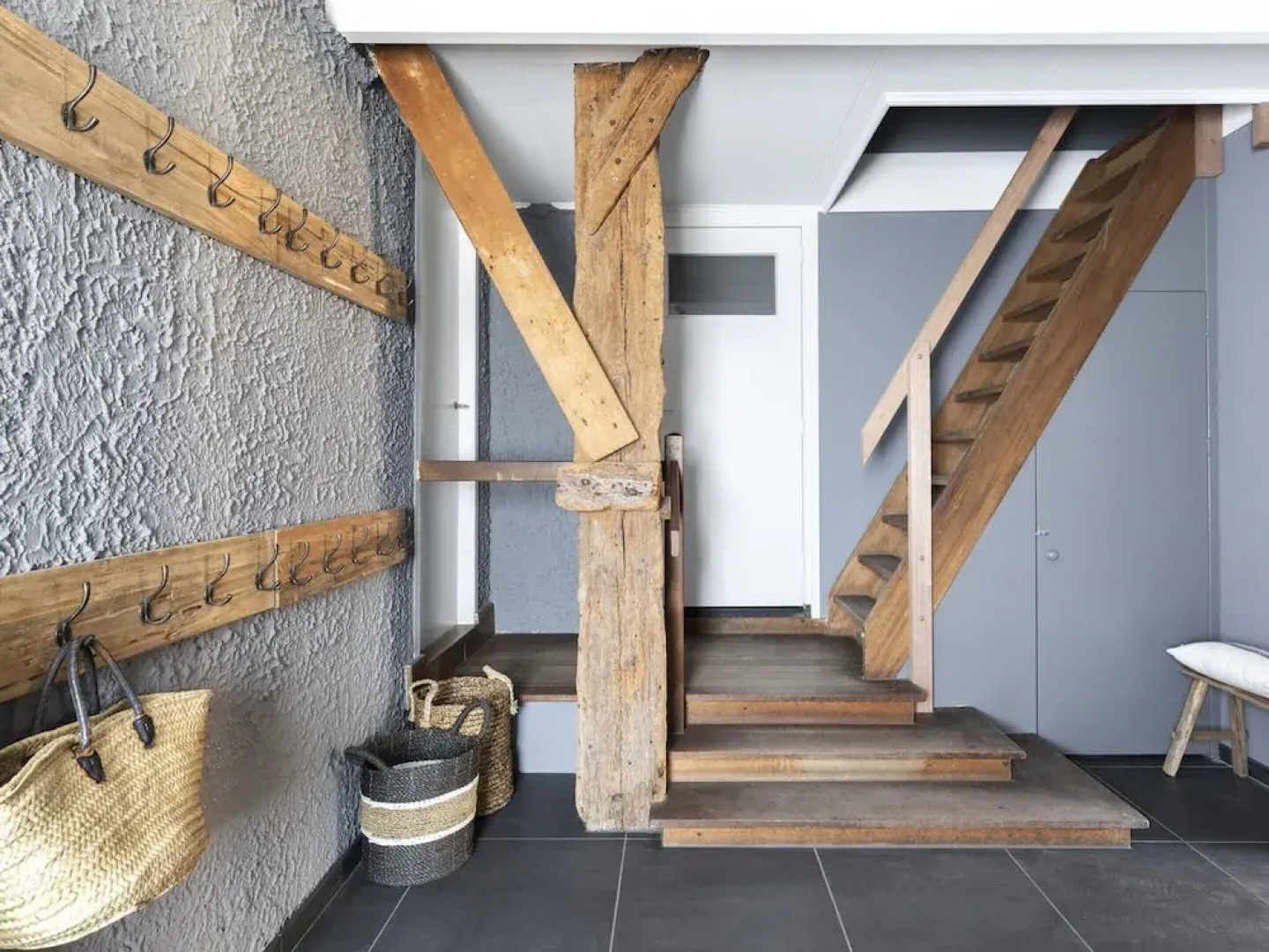 Luxuriously Restored Farmhouse With Trendy Interior Close to sea and Forest