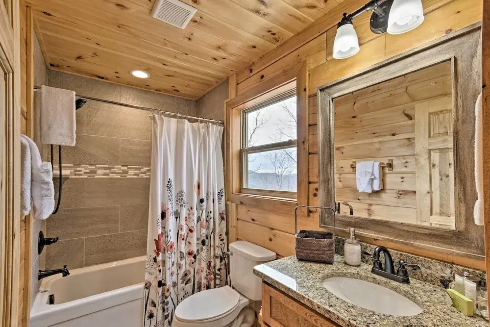 Elevated Cabin Bordering Smoky Mountain Nat'l Park