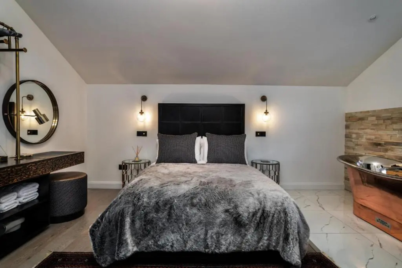 Pamper yourself in our DOUBLE SIZED copper tub -2 bedroom villa