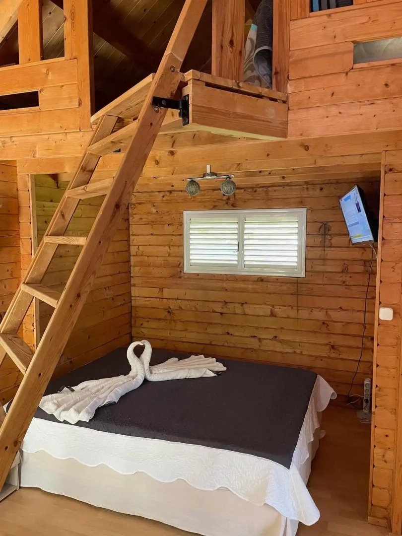 Chalet d'une chambre a Le Vauclin a 150 m de la plage avec piscine privee jardin clos et wifi