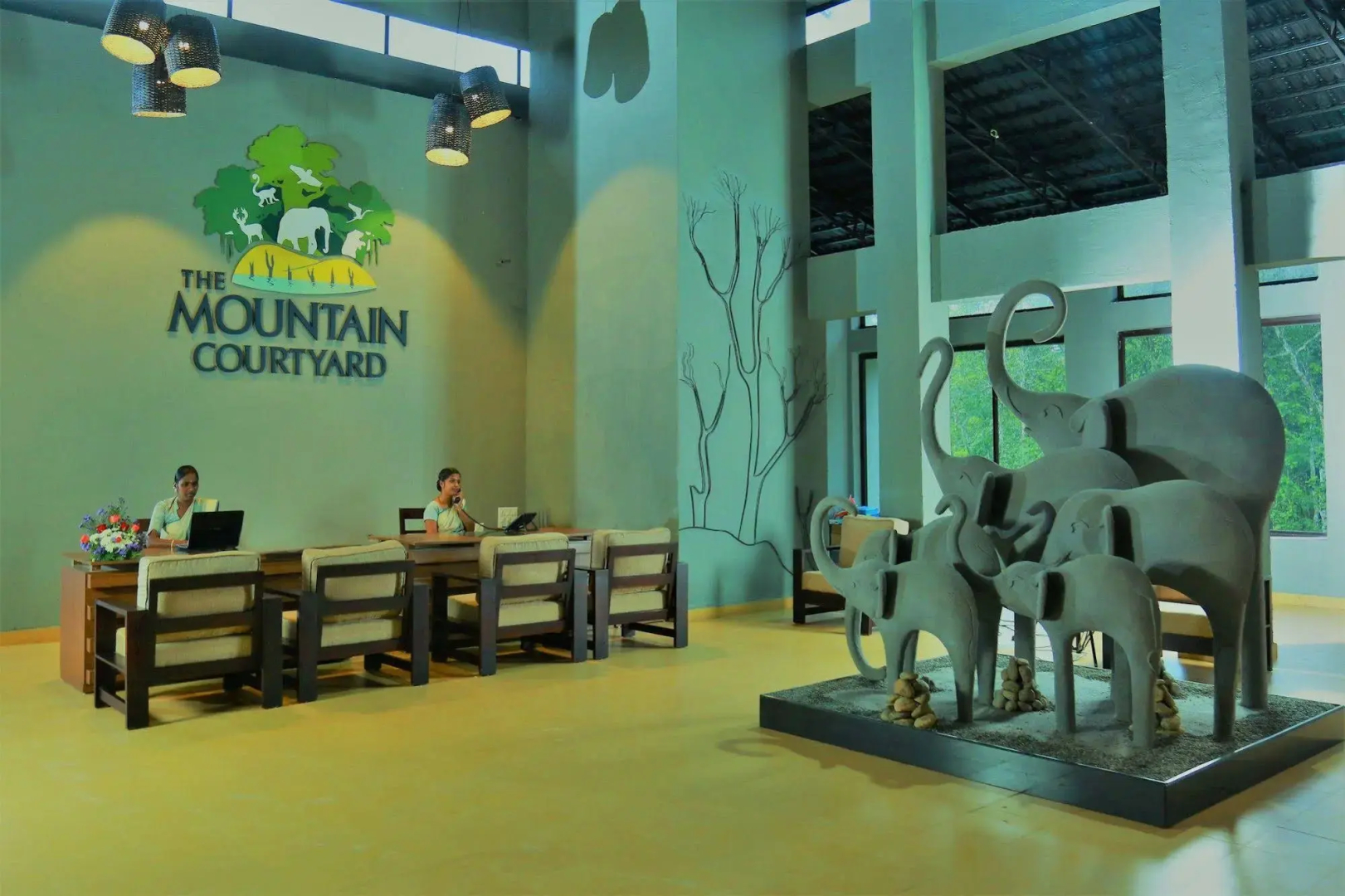 The Mountain Courtyard Thekady