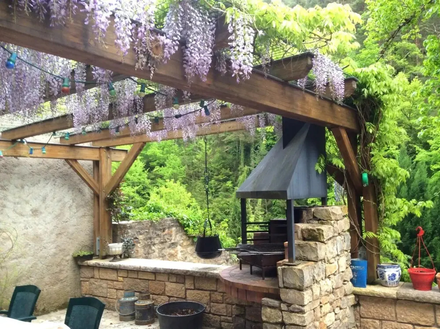 Villa With 4 Bedrooms In Saint-pierre-des-tripiers, With Wonderful Lake View, Private Pool, Furnished Garden - 41 Km From The Slopes