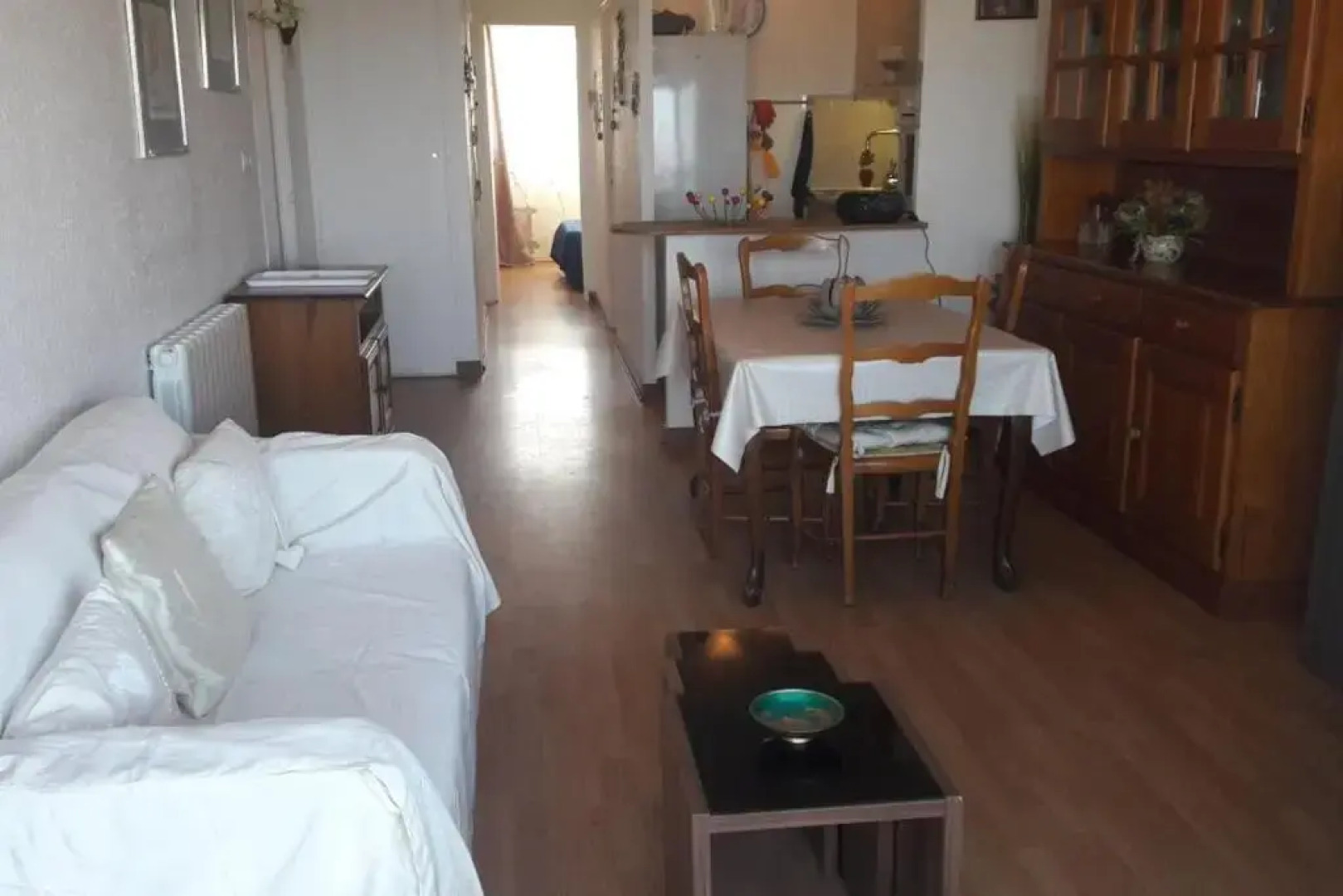 T3 Carnon, 1ère ligne 50m plage terrasse parking