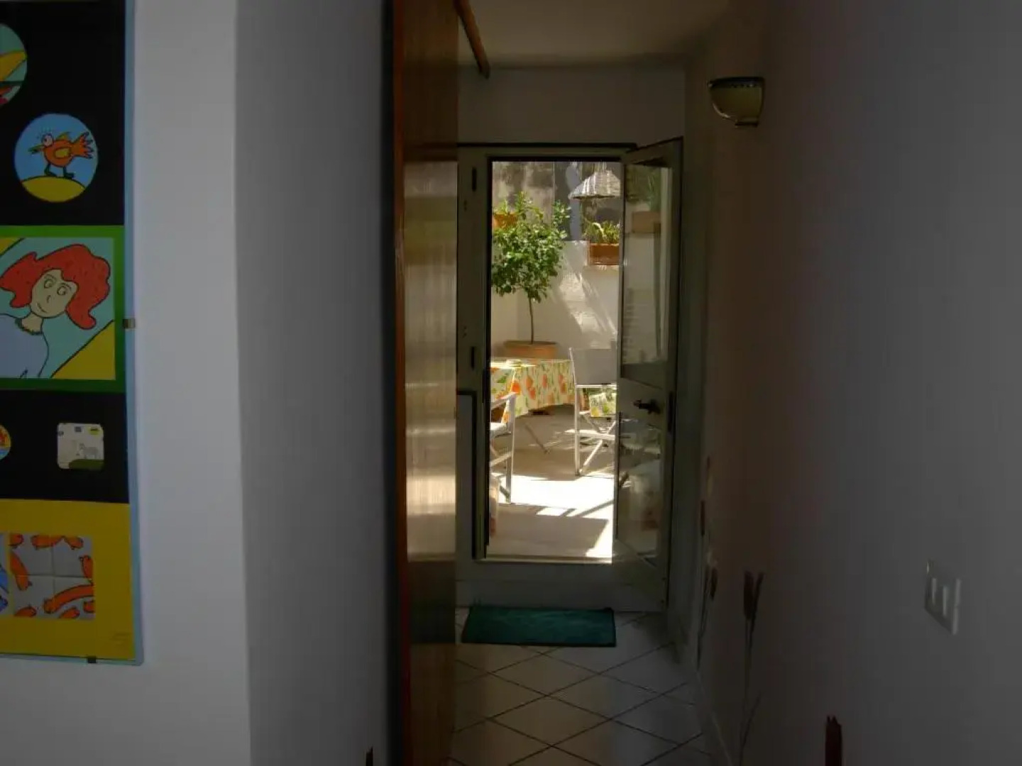 Secret garden in the old town