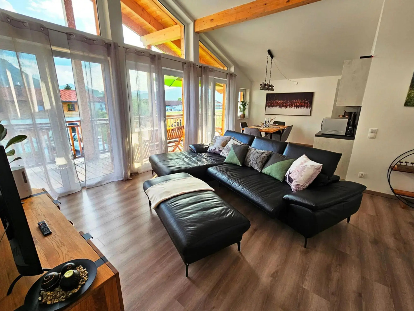 Apartment with sauna and panoramic view in Inzell