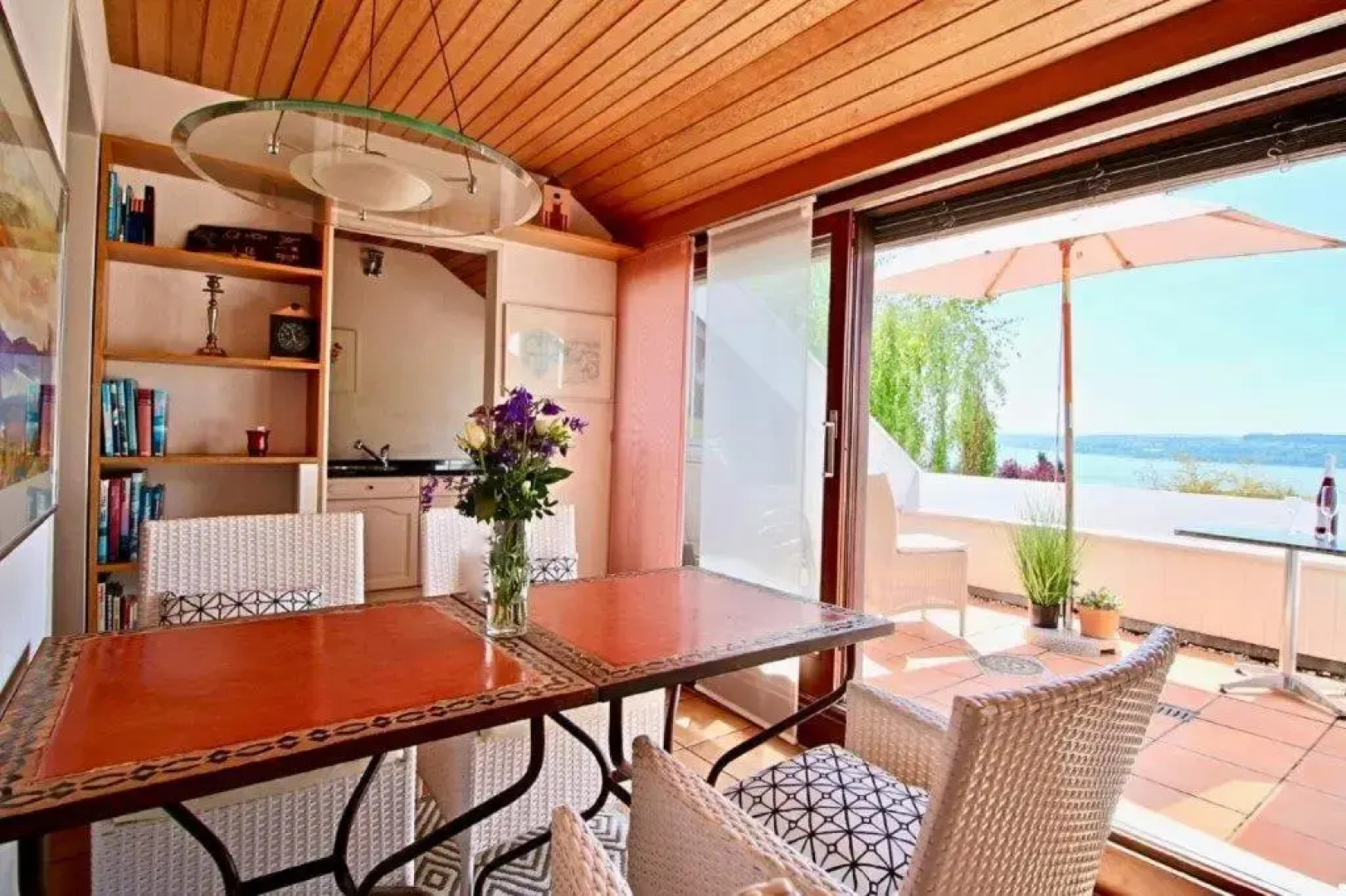 Ferienwohnung mit Seeblick und Dachterrasse in Überlingen