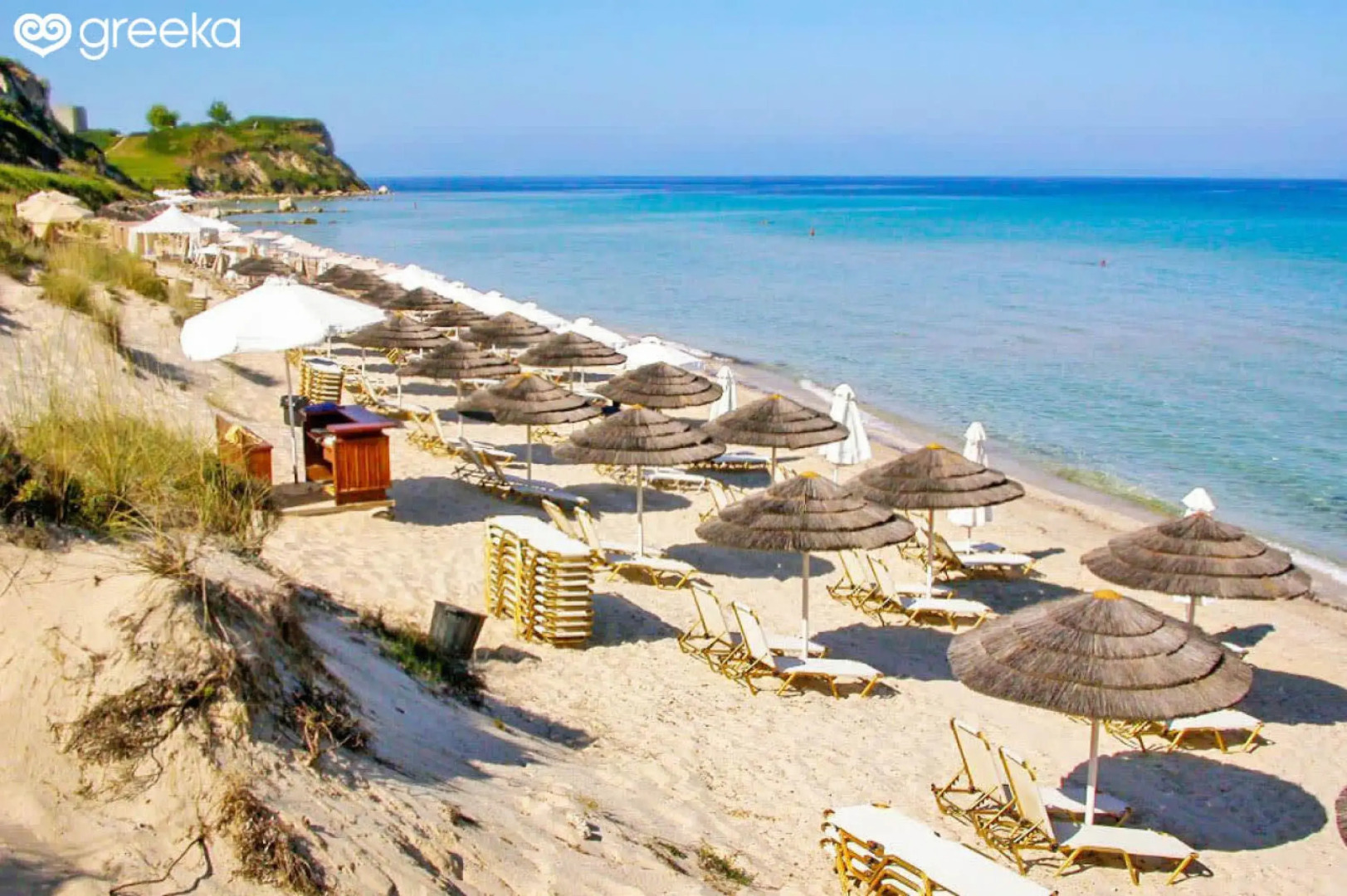 Sani Seaside Luxury-Private Pool Retreat for 21ppl