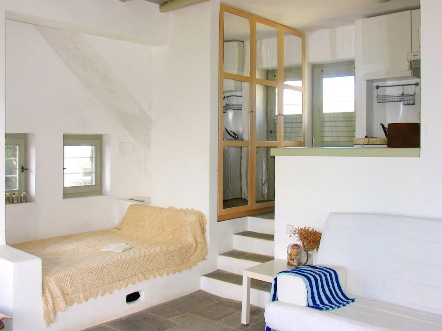 Villa With 3 Bedrooms in Cyclades, With Wonderful sea View, Private Po