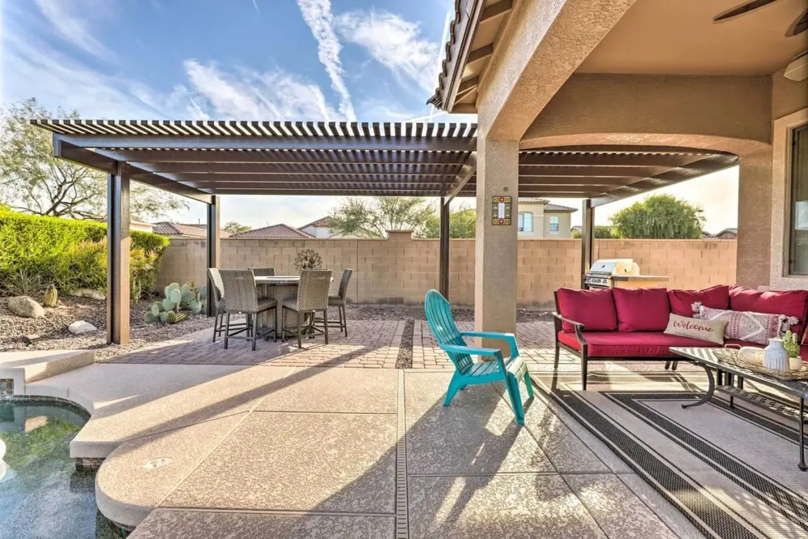 Game Room & Pool: Stylish Goodyear Home!